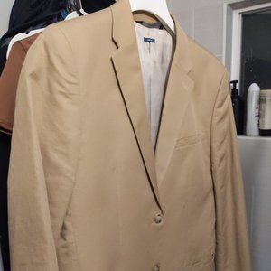 Perry Ellis 3 piece tan suit